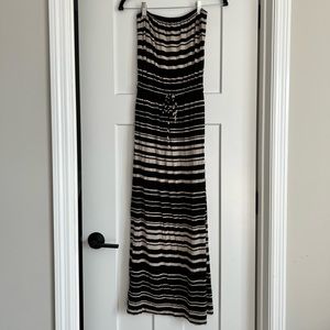 J. Crew Striped Maxi Dress